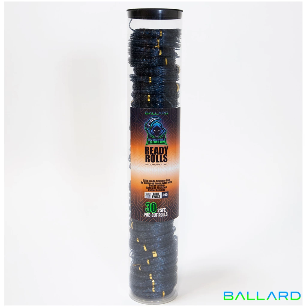 Ballard Phantom Trimmer Line Ready Roll .095 Blue Twist (Single Tube) #READYROLL-1 3 Ballard Phantom Trimmer Line Ready Roll .095 Blue Twist (Single Tube) #READYROLL-1