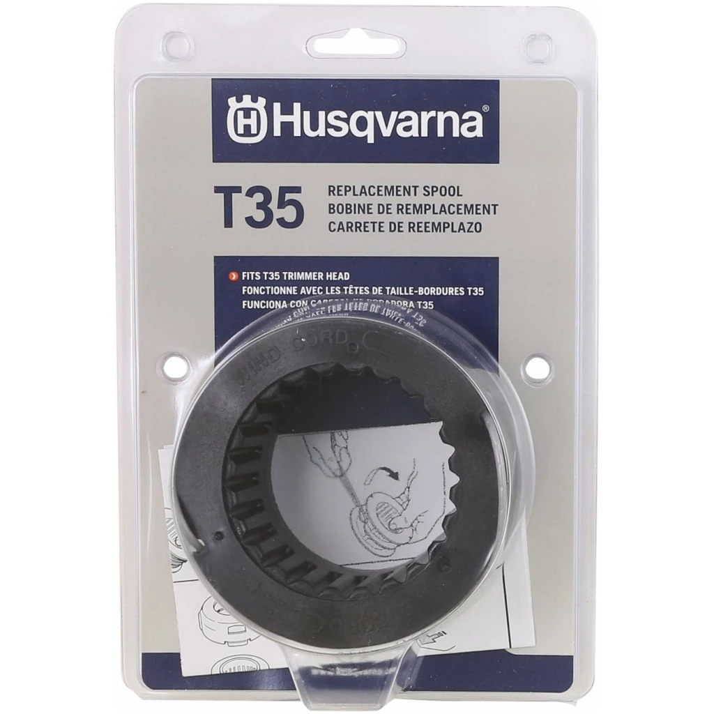 Husqvarna Replacement Spool For T35 #596784001 3 Husqvarna Replacement Spool For T35 #596784001